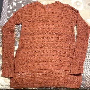 Soft Orange Tunic Sweater